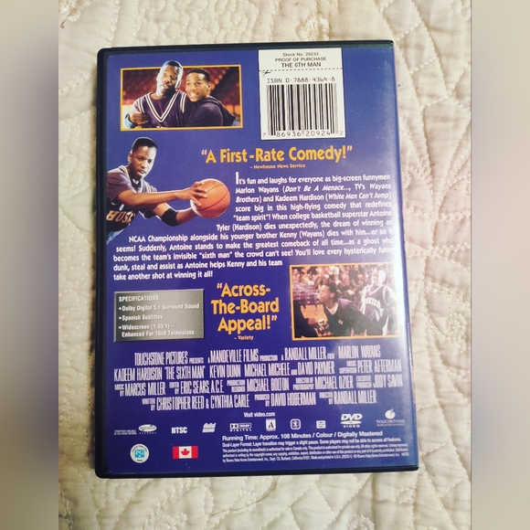 3 for $15...The 6th man movie - Picture 3 of 3